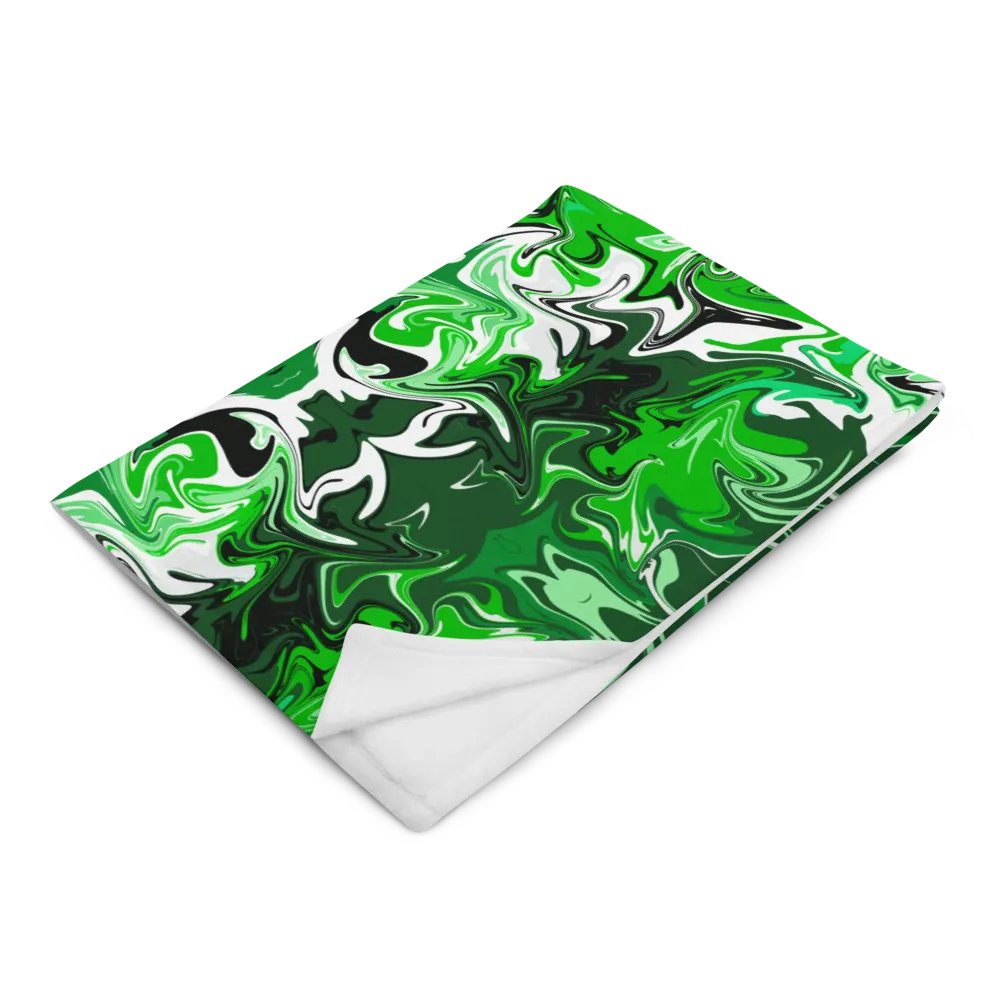 Green Swirl Blanket product image (1)
