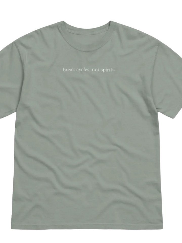 Break Cycles Not Spirits Tee product image (1)