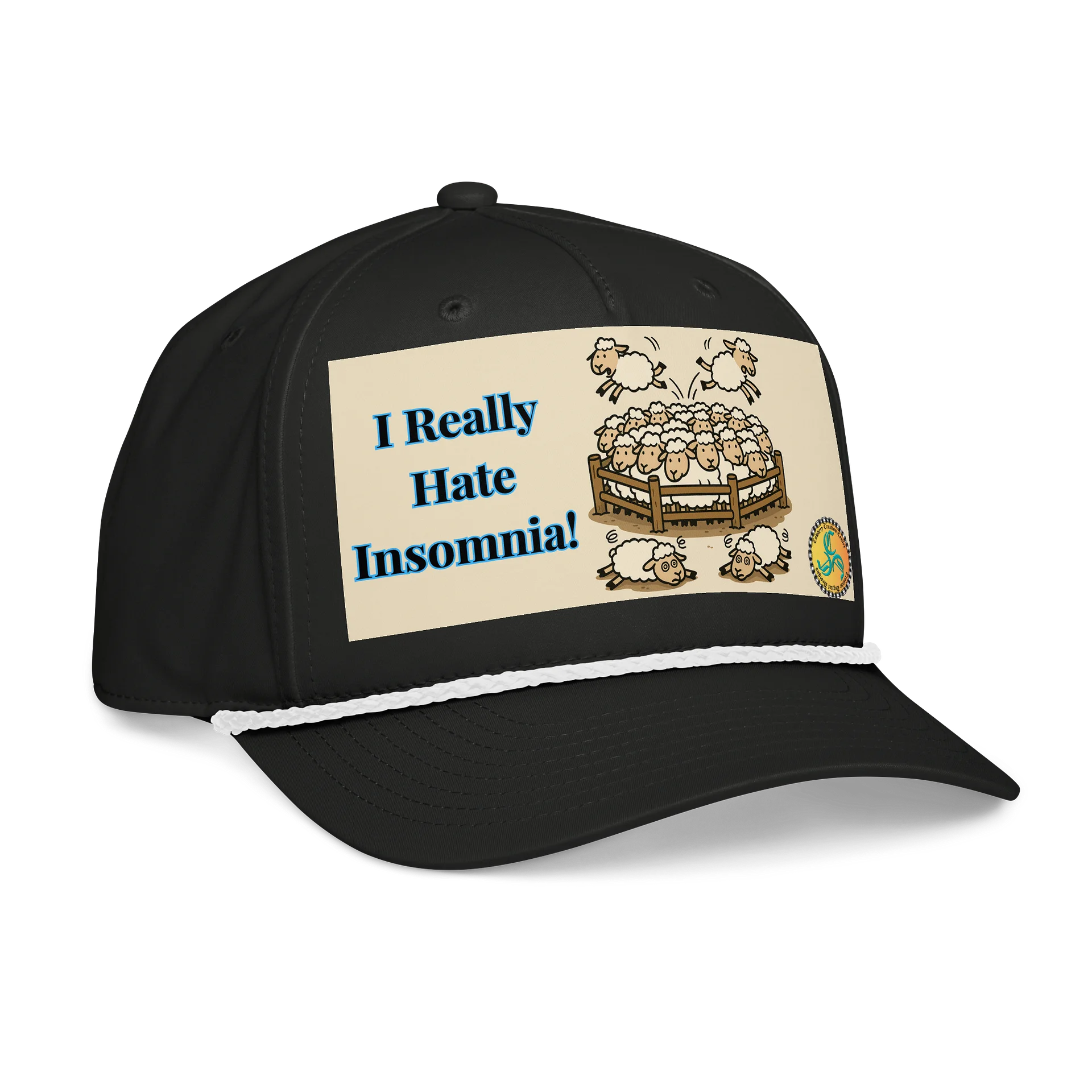 I Really Hate Insomnia Richardson Five-Panel Classic Rope Cap product image (4)