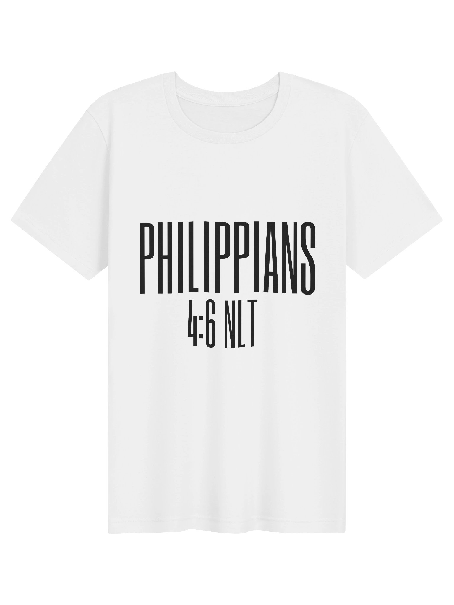 D2You Gospel Message - T Shirt - Philippians 4:6 (unisex) product image (4)