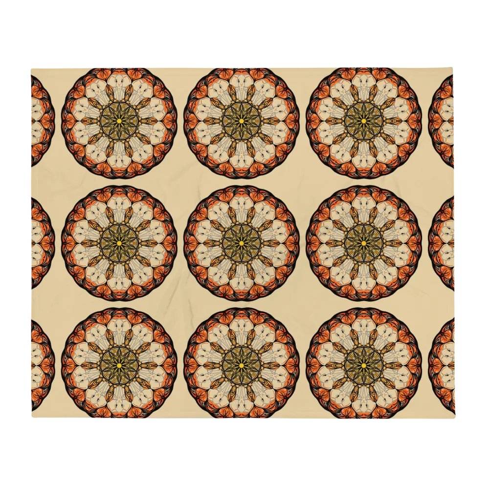 Mandala Elephants Throw Blanket product image (4)