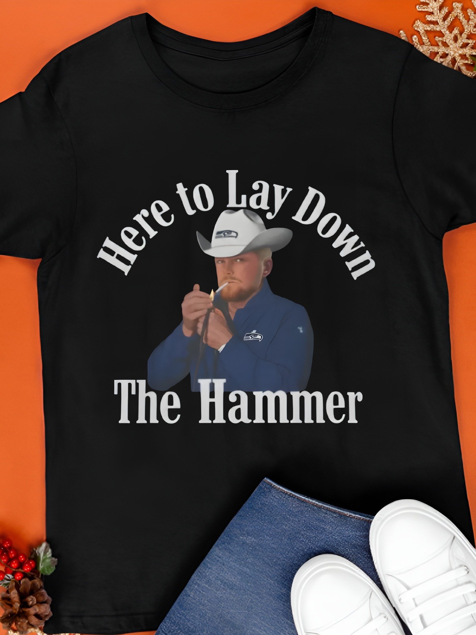 Here To Lay Down The Hammer Shirt product image (1)