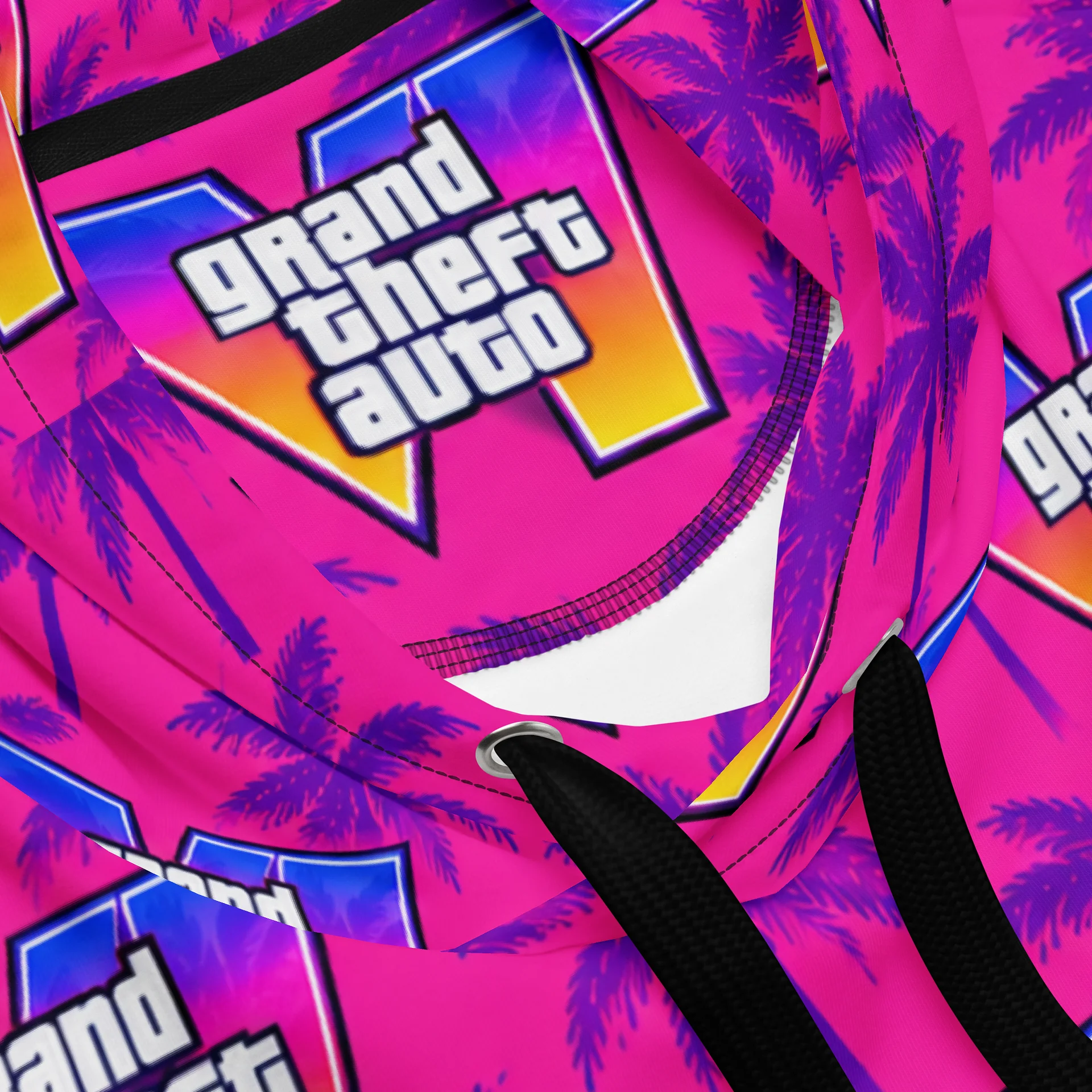 GTA VI Logo All-Over Print Hoodie - Fan Design product image (6)