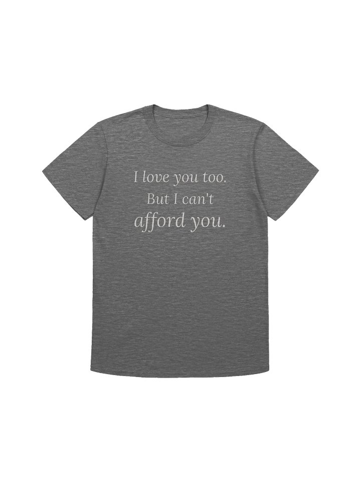 I Love You Too — primalbeet Script Statement Tee product image (1)