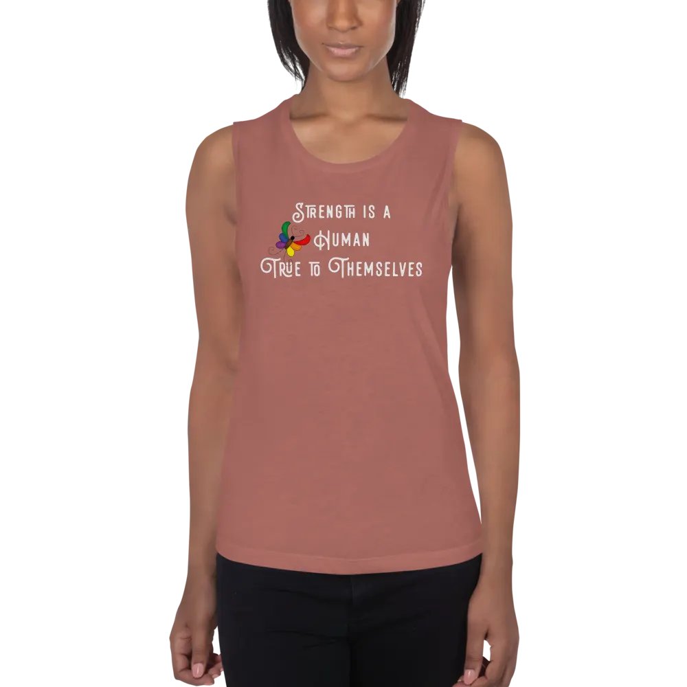 Strength is a Human (w) - Women's Tank Top product image (2)