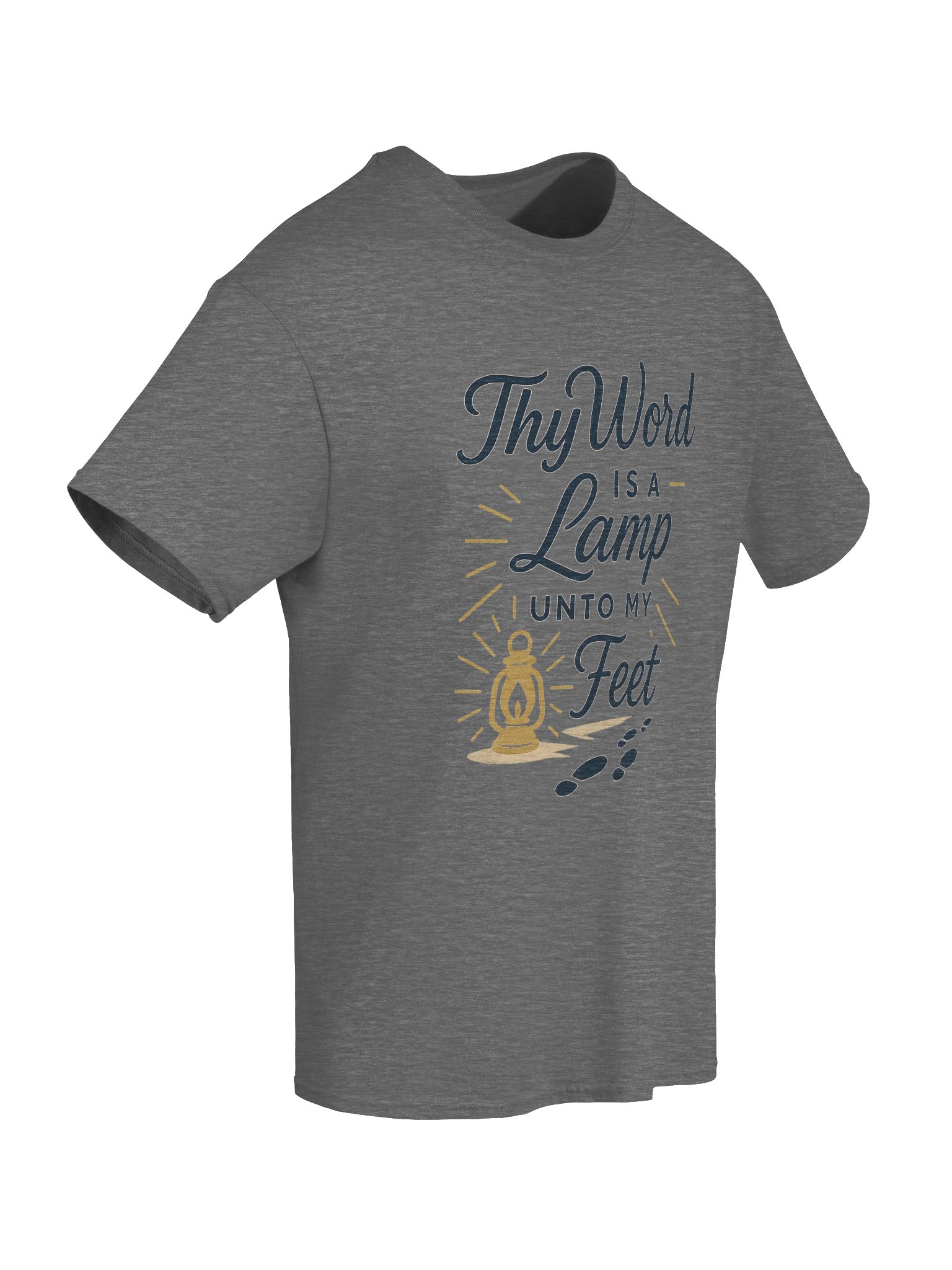 Thy Word Is a Lamp Unto My Feet - Scripture T-Shirt product image (90)