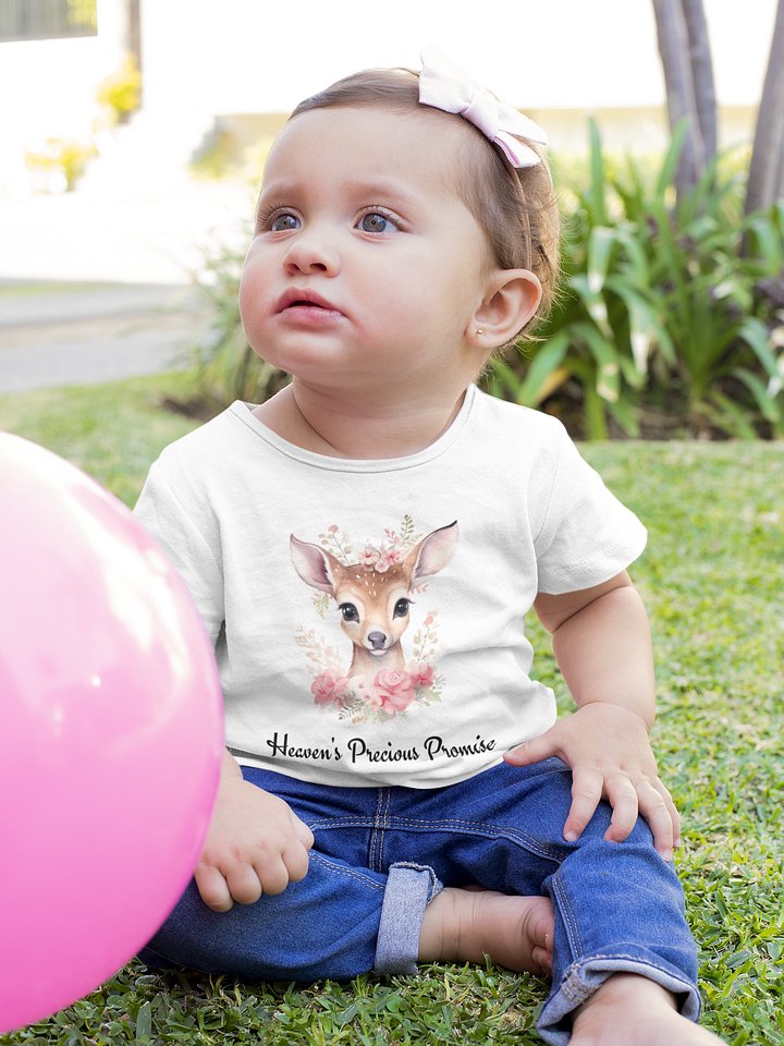 Enchanting Deer Blossom Tee Shirt product image (1)