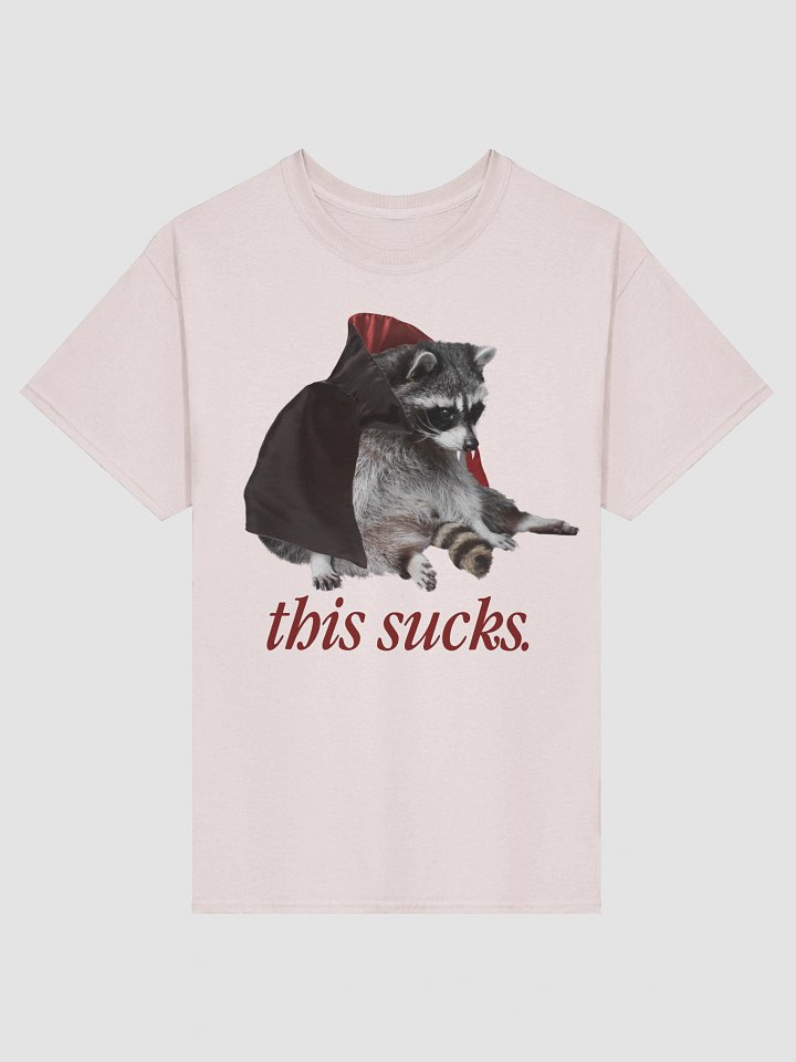 This Sucks - Halloween vampire raccoon t-shirt product image (2)