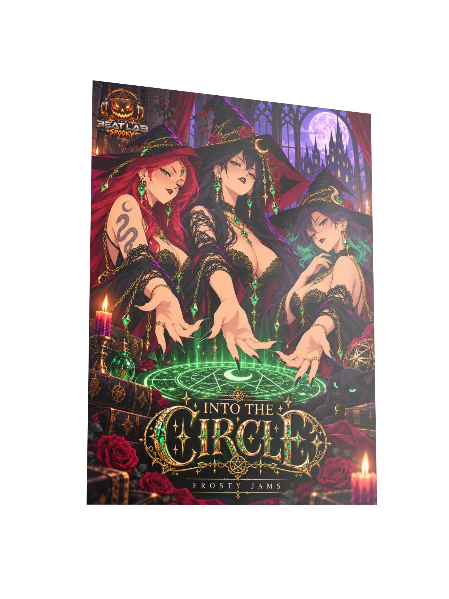 Into the Circle 🔮 | Gothic Witch Coven Anime Poster product image (6)