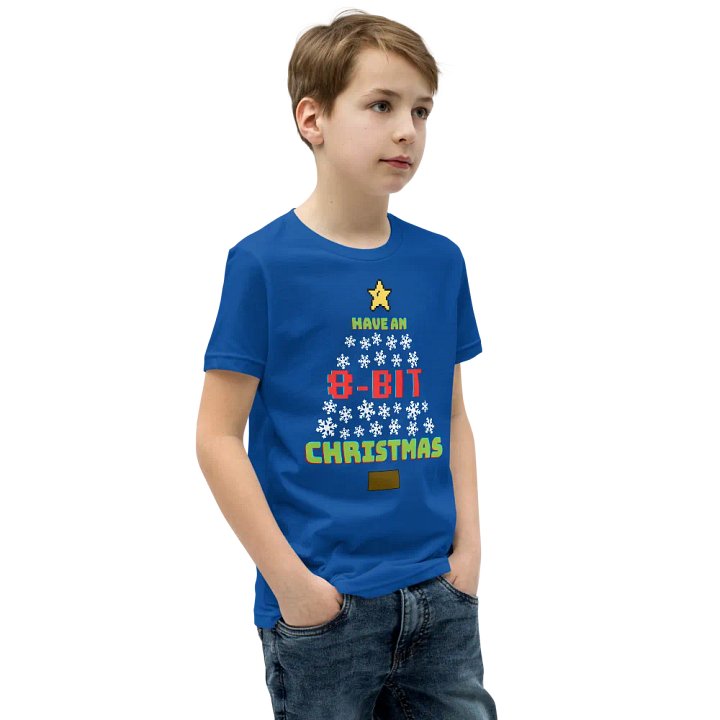8-Bit Christmas Tree Kids Tee product image (2)