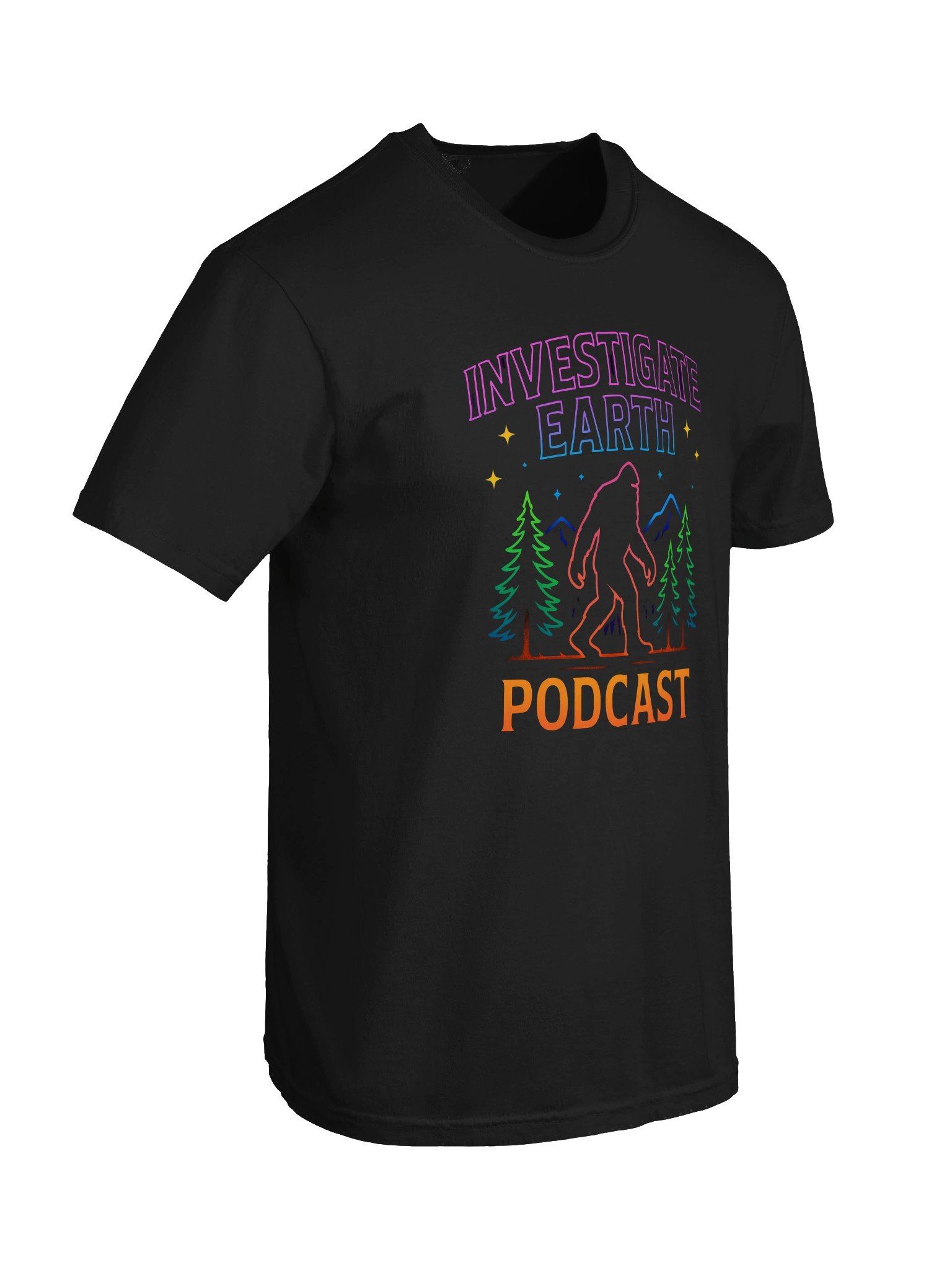 Neon Bigfoot Forest T-Shirt product image (6)