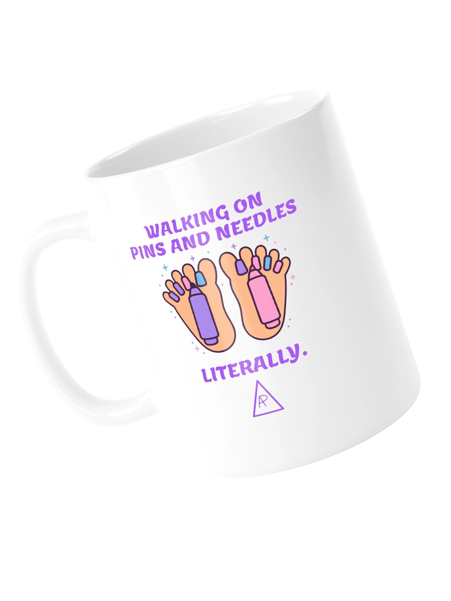 WALKING ON PINS AND NEEDLES — Mug product image (10)