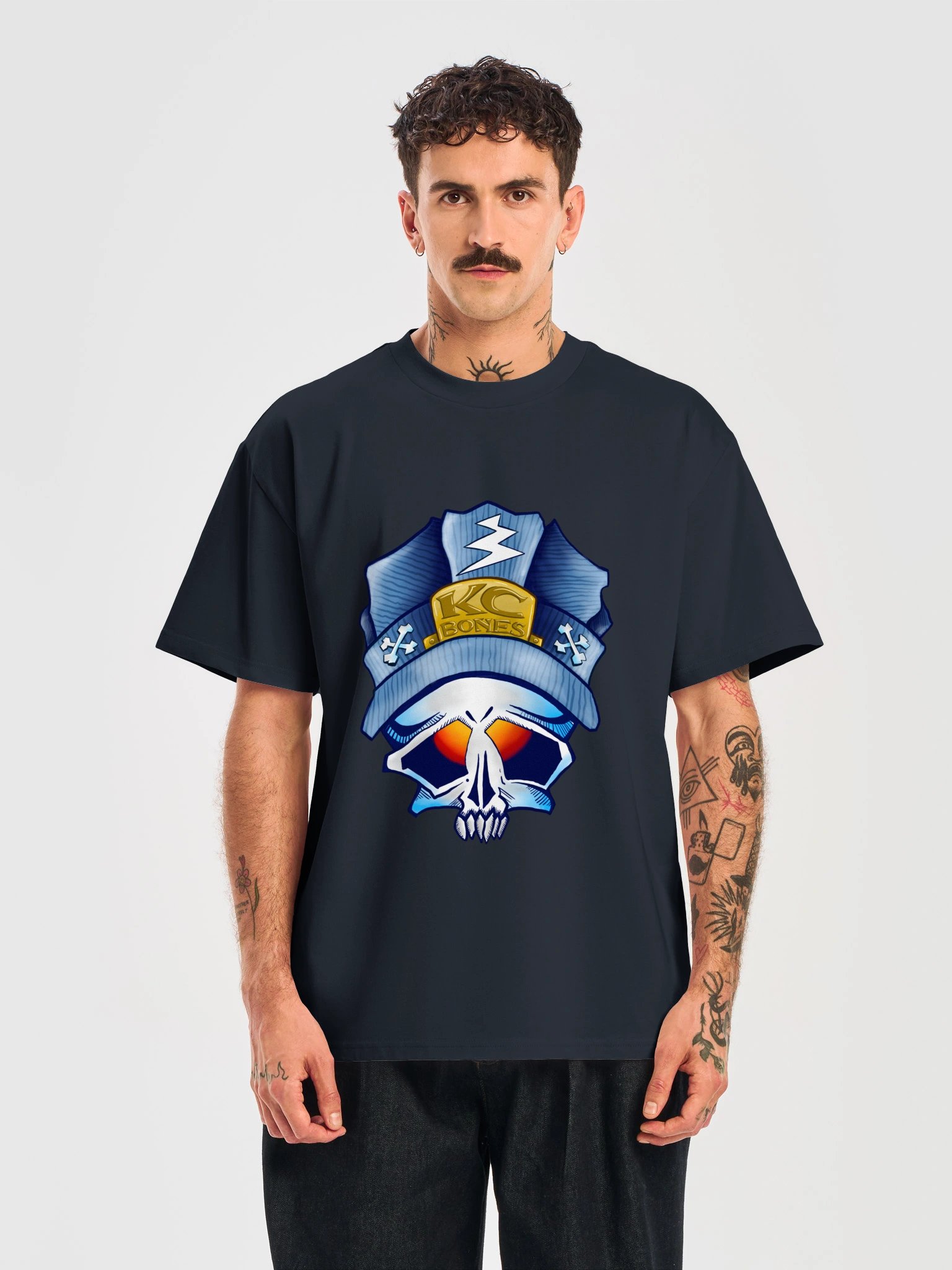 KC Bones Skull Emblem Tee product image (13)