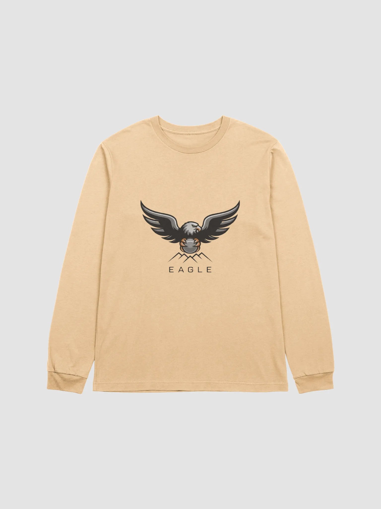 Unisex Long Sleeve T-Shirt with Majestic Eagle Design - Supersoft Comfort product image (1)