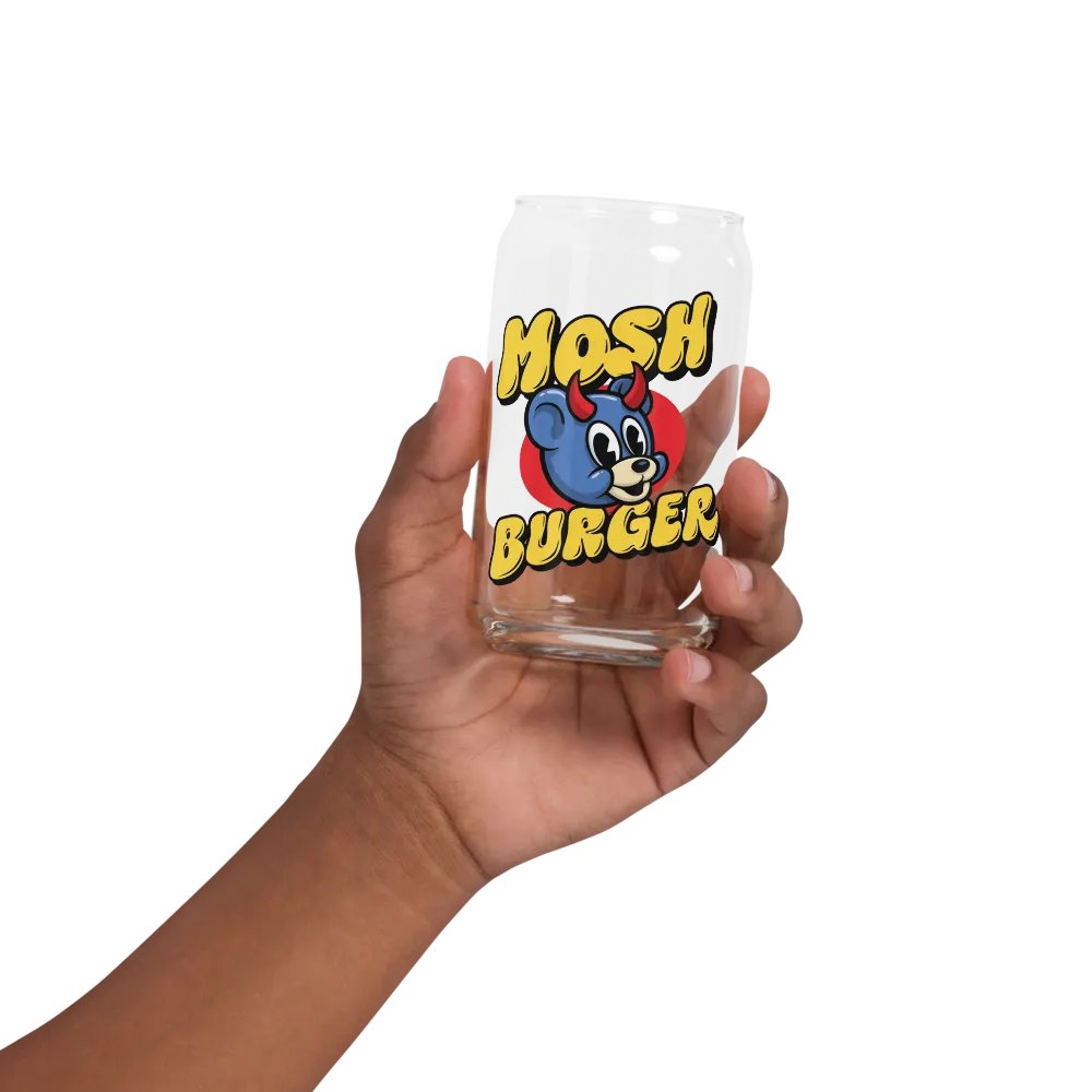Mosh Burger- Can Shaped Glass product image (4)
