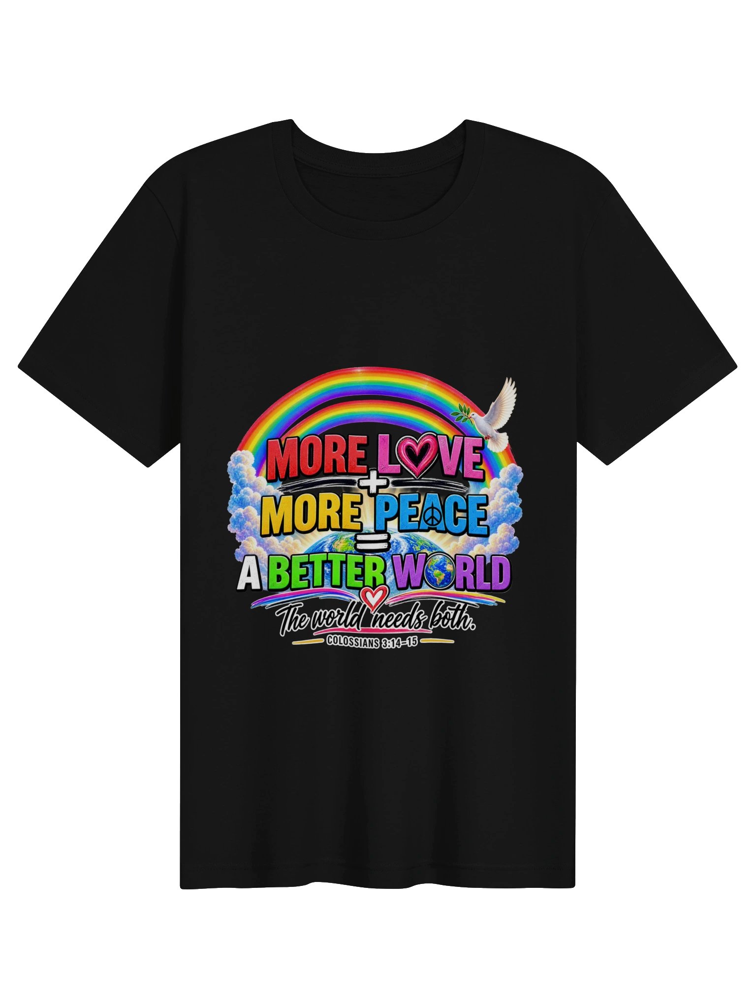 MORE LOVE + MORE PEACE = A BETTER WORLD 🌎❤️☮️ product image (5)