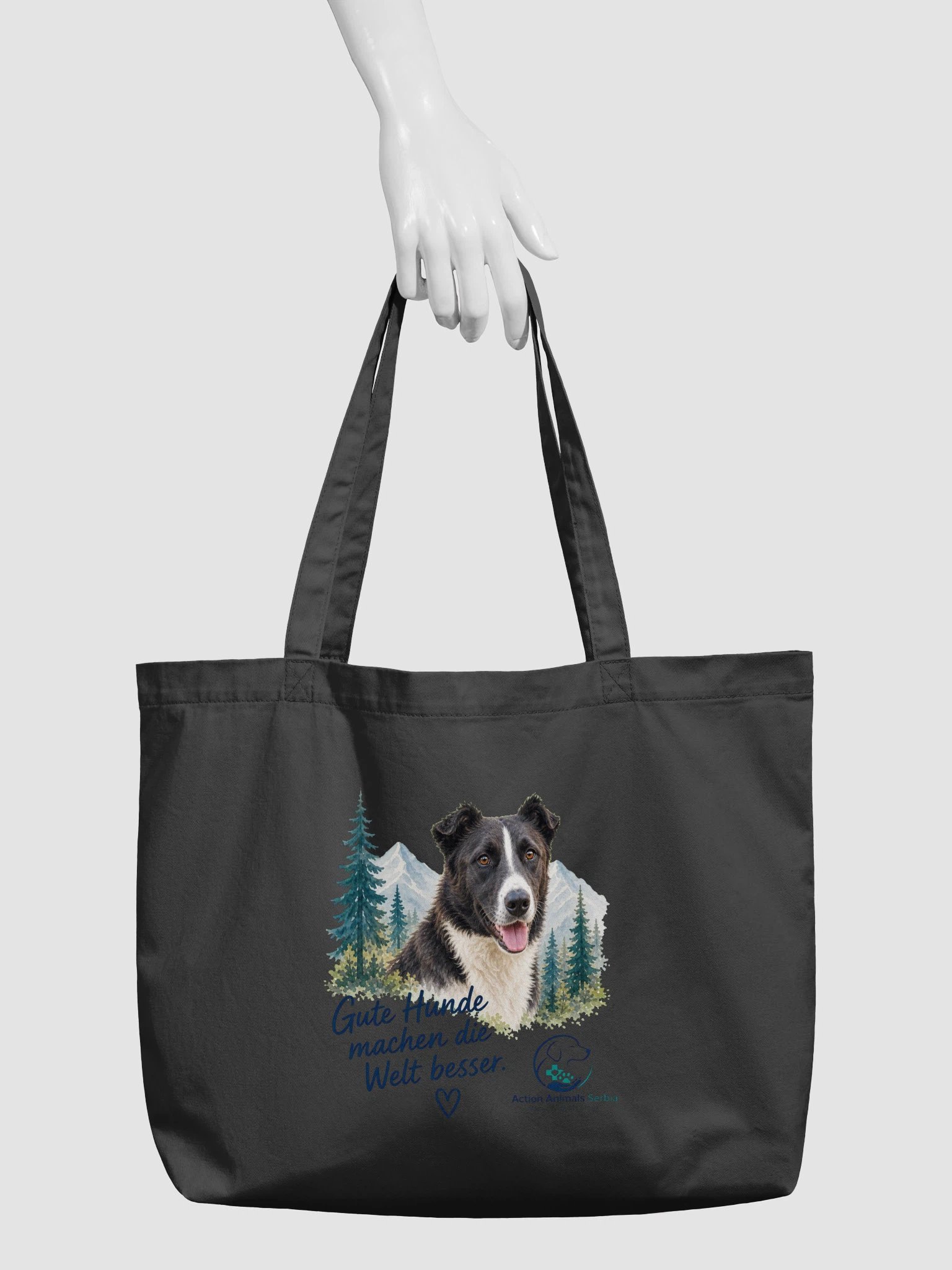 Lucky – Gute Hunde machen die Welt besser Organic Tote product image (3)