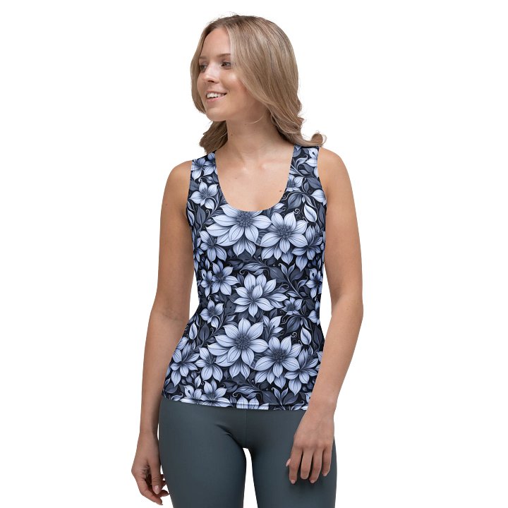 Indigo Flowers Tank Top product image (1)