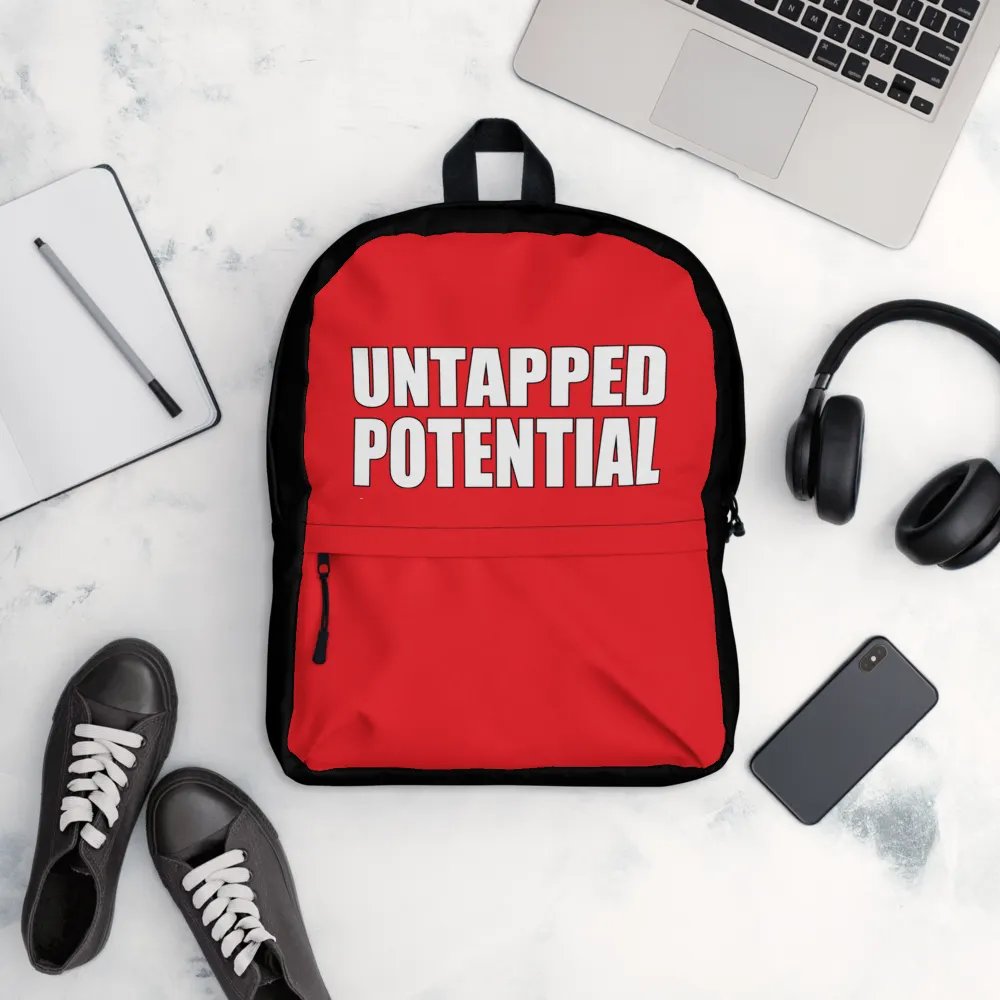Untapped Potential Red Backpack product image (5)