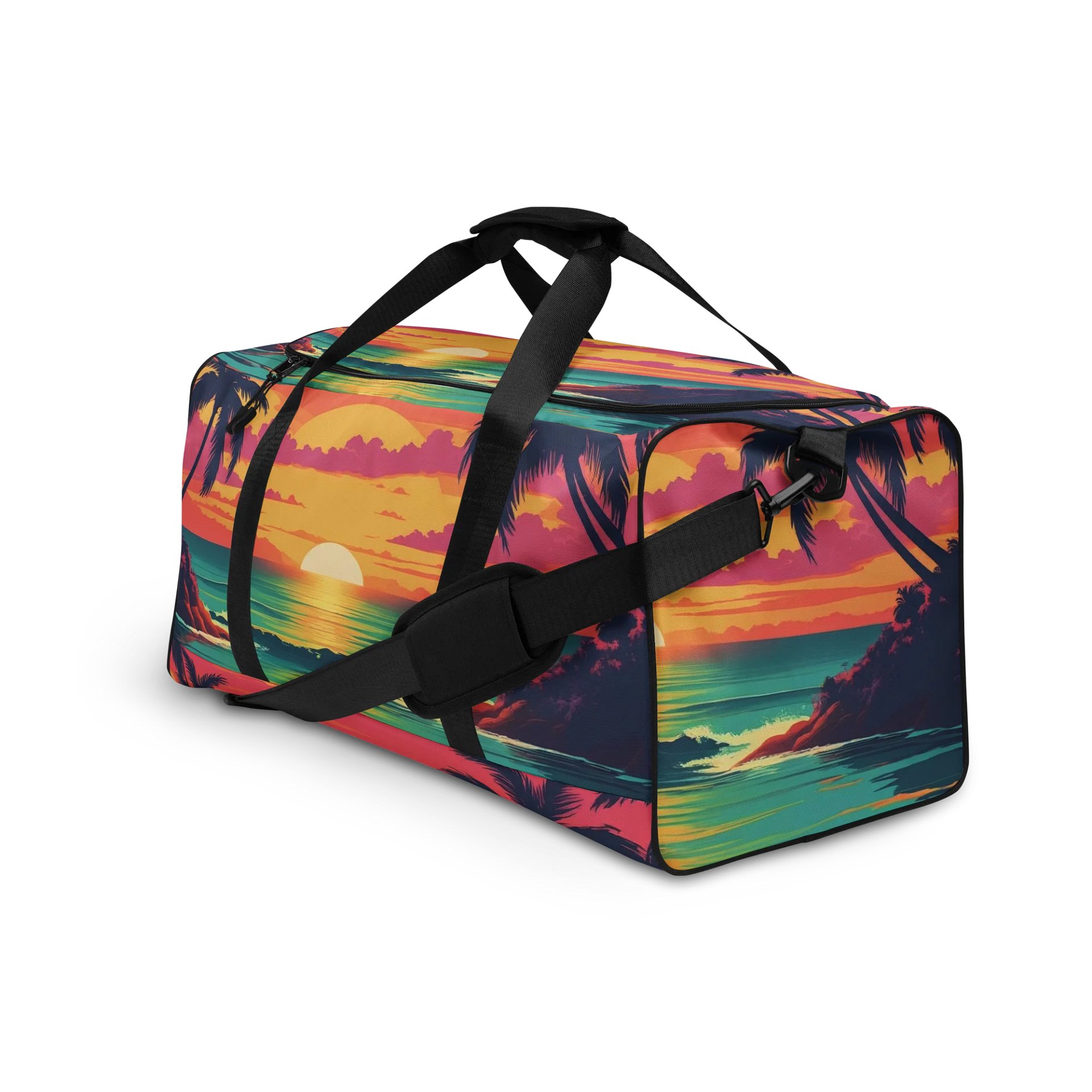 Tropical Sunset All-Over Duffle Bag product image (3)