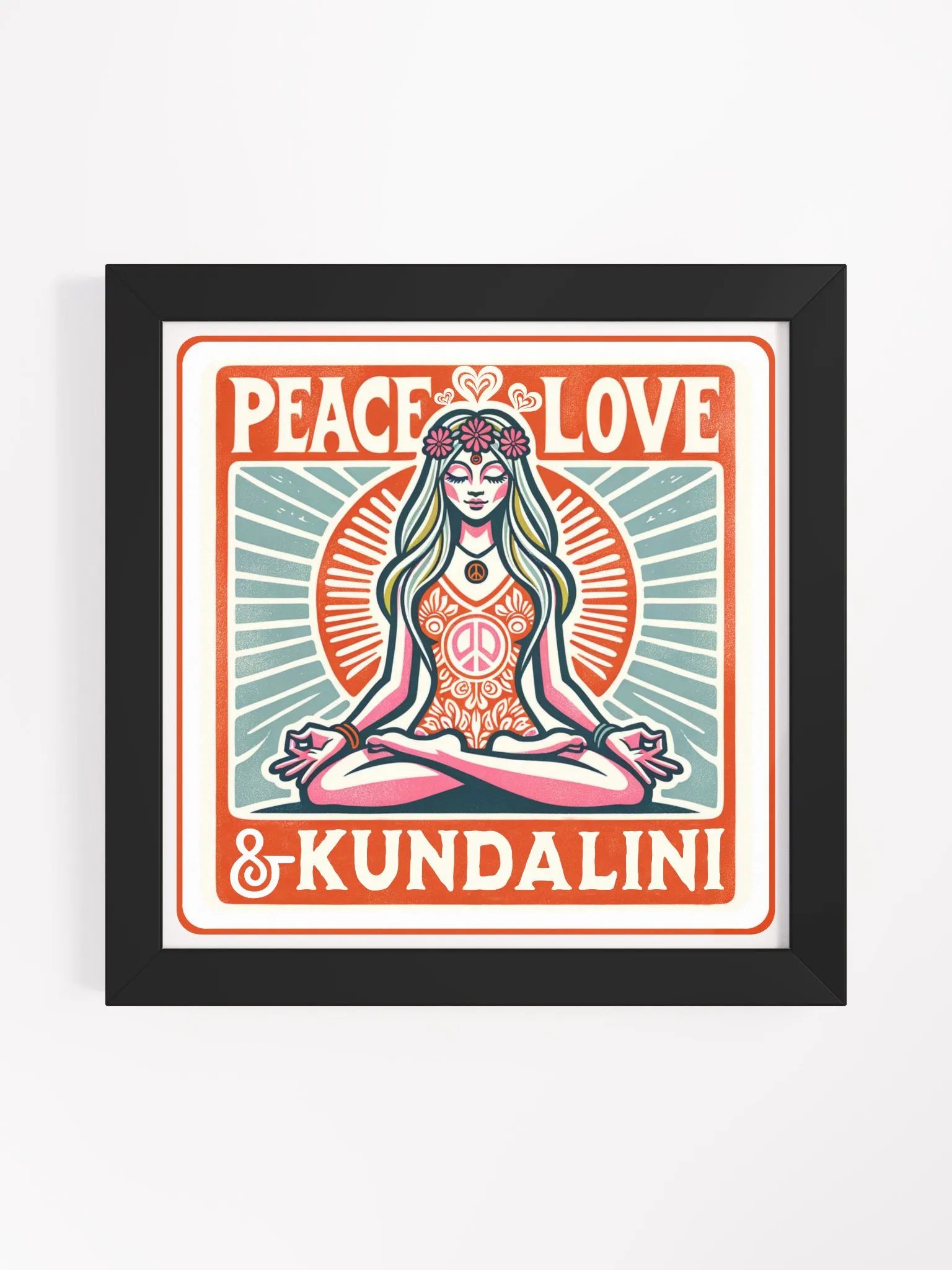 Peace, Love & Kundalini Print product image (1)