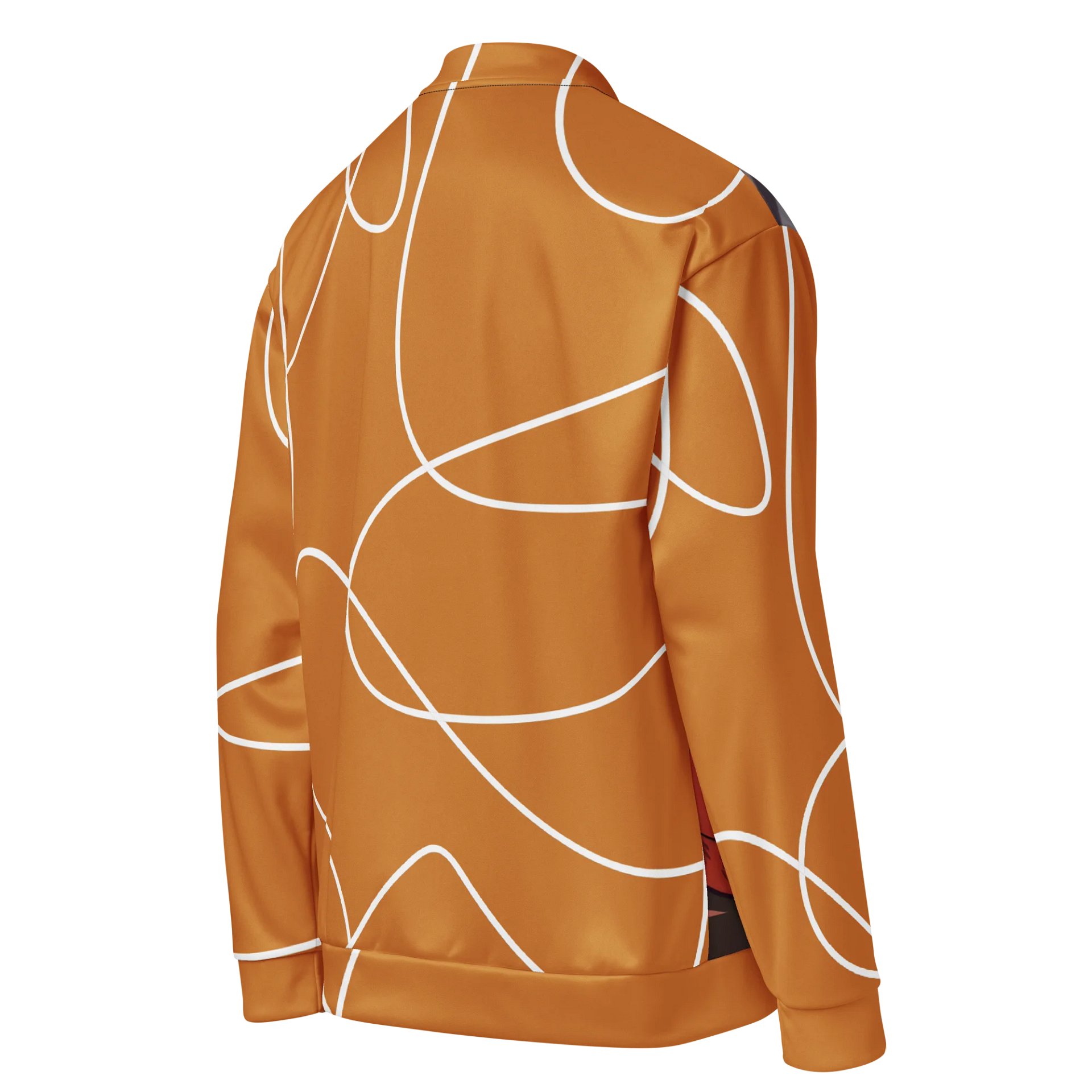 Bomber Jacket-Cat Chat Café Jacket product image (4)