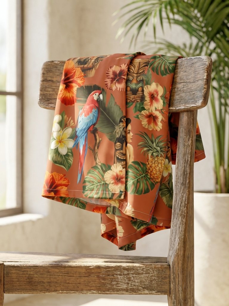 Vintage Tiki Hawaiian Shirt product image (2)