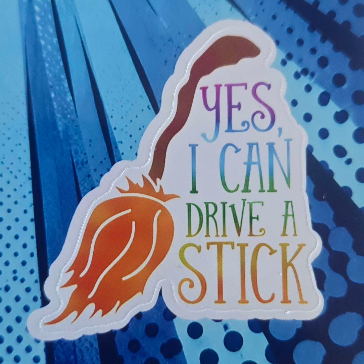 Yes, I Can Drive a Stick Sticker product image (1)