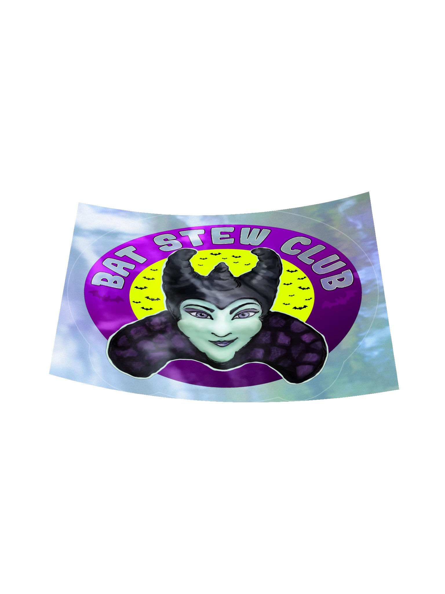 Bat Stew Club Holographic Cutout Sticker product image (18)