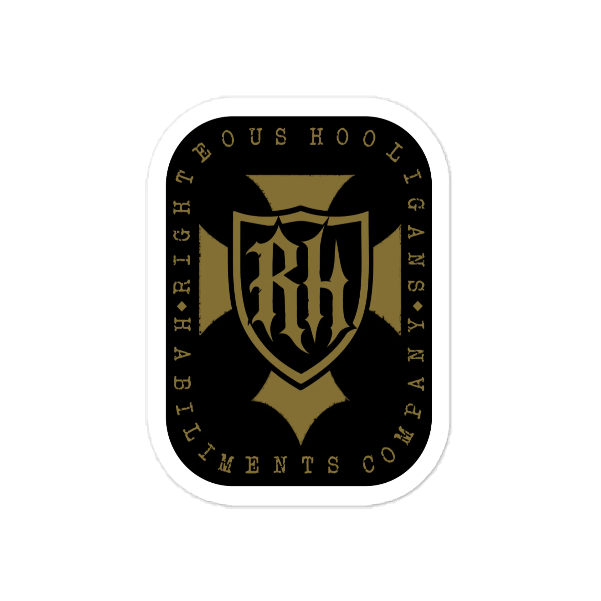Righteous Hooligans Crest Vinyl Decal product image (1)