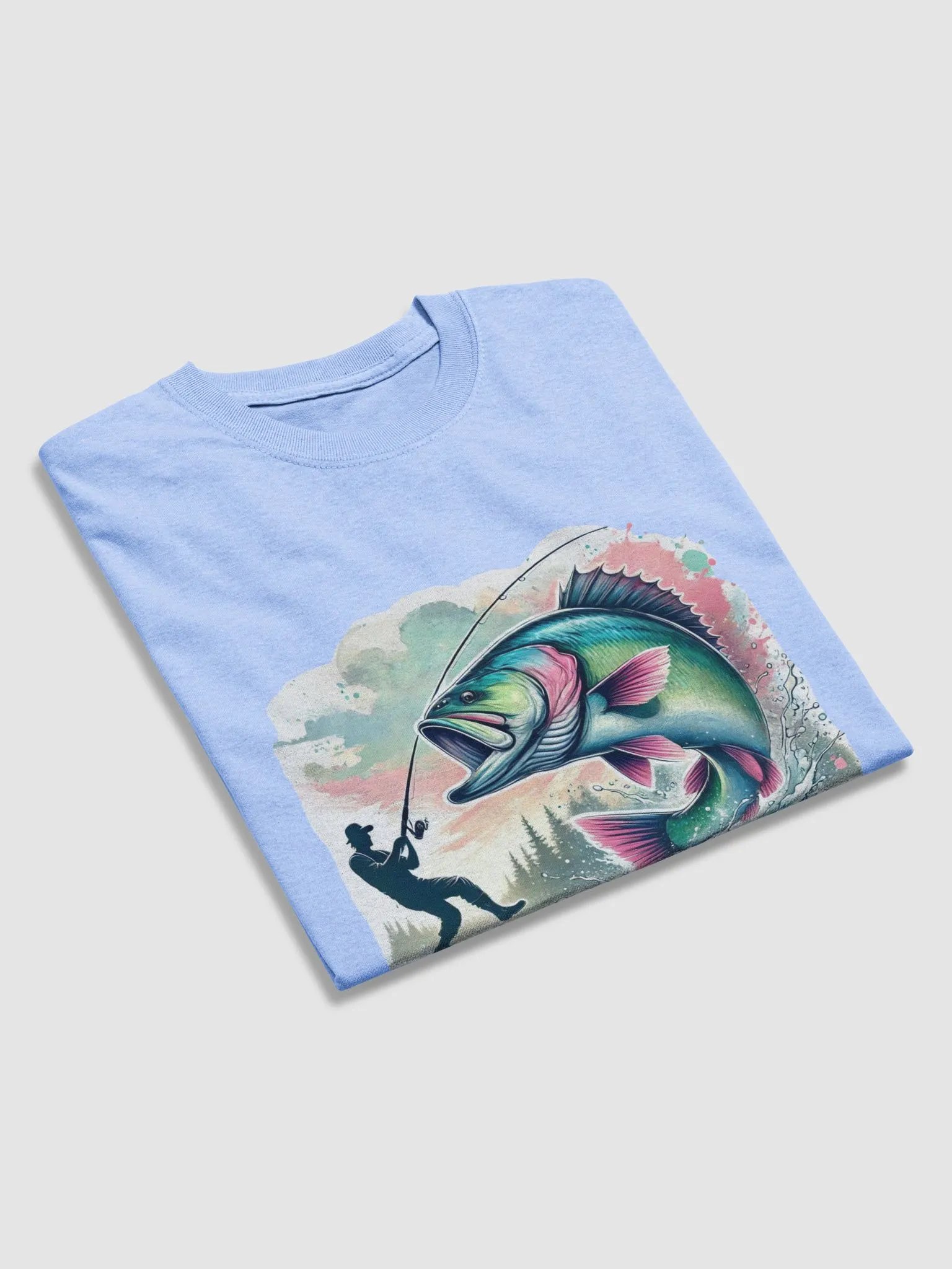 Leaping Catch Fisherman T-Shirt product image (13)