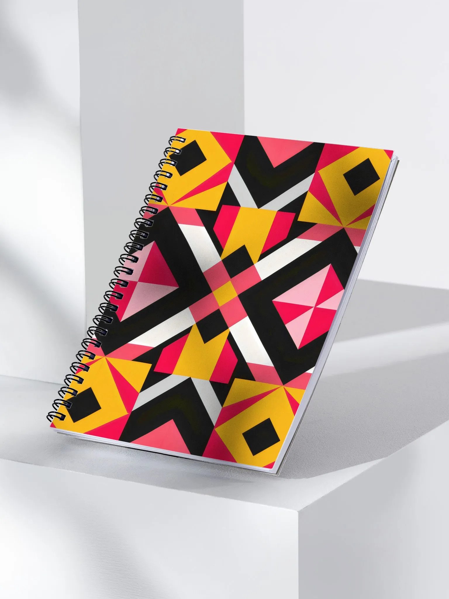 Geometric Harmony Spiral Notebook product image (3)