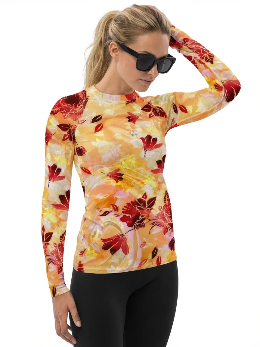 Sunset garden-Women's Rash Guard product image (3)