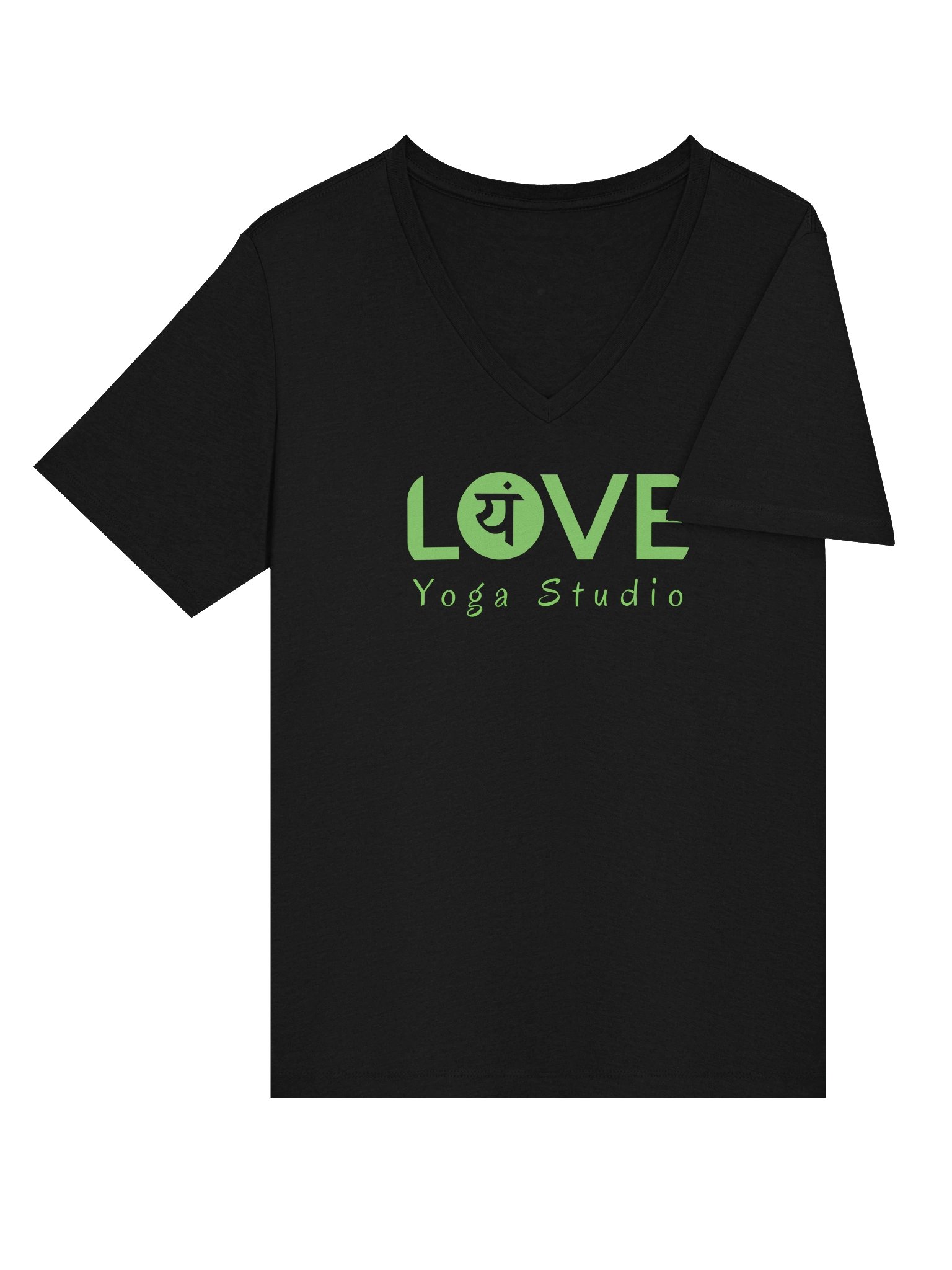 Love Yoga Vneck Green product image (4)