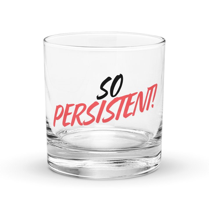 Boldly Persistent Rocks Glass product image (1)