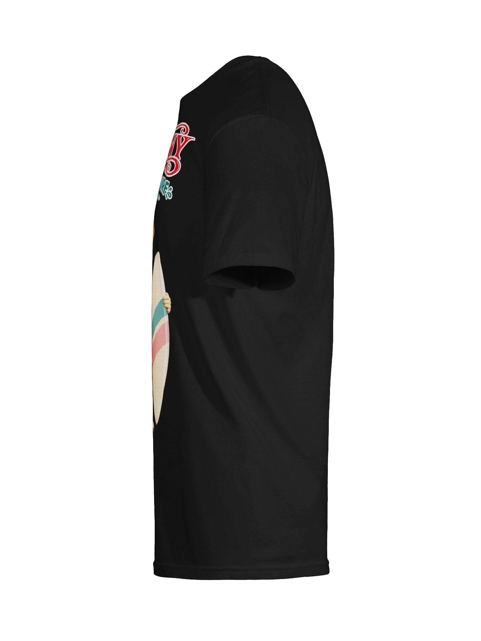 Sunny Loves to Surf Doodle Adult Tee product image (9)