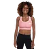 His House Womens Padded Sports Bra - Pink