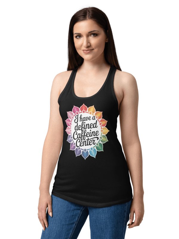 Defined Caffeine Center Human Design Funny Tank Top product image (1)