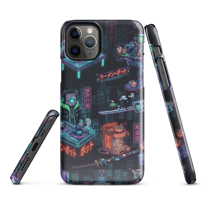 Urban Yōkai Neon Cyberpunk Premium iPhone Case product image (2)