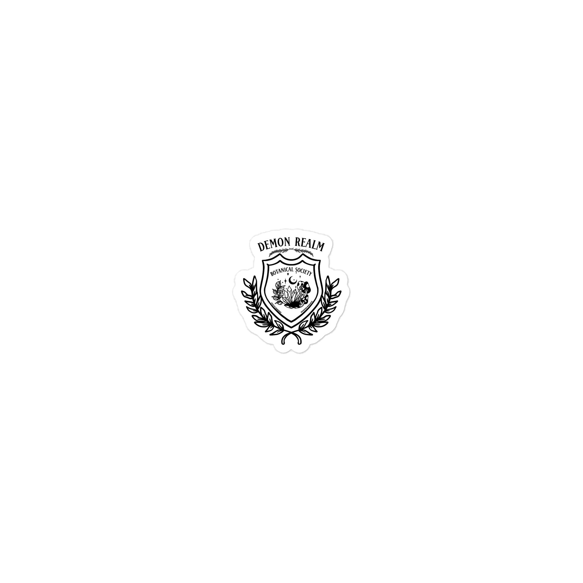 "Demon Realm Botanical Society" Die-Cut Sticker product image (4)