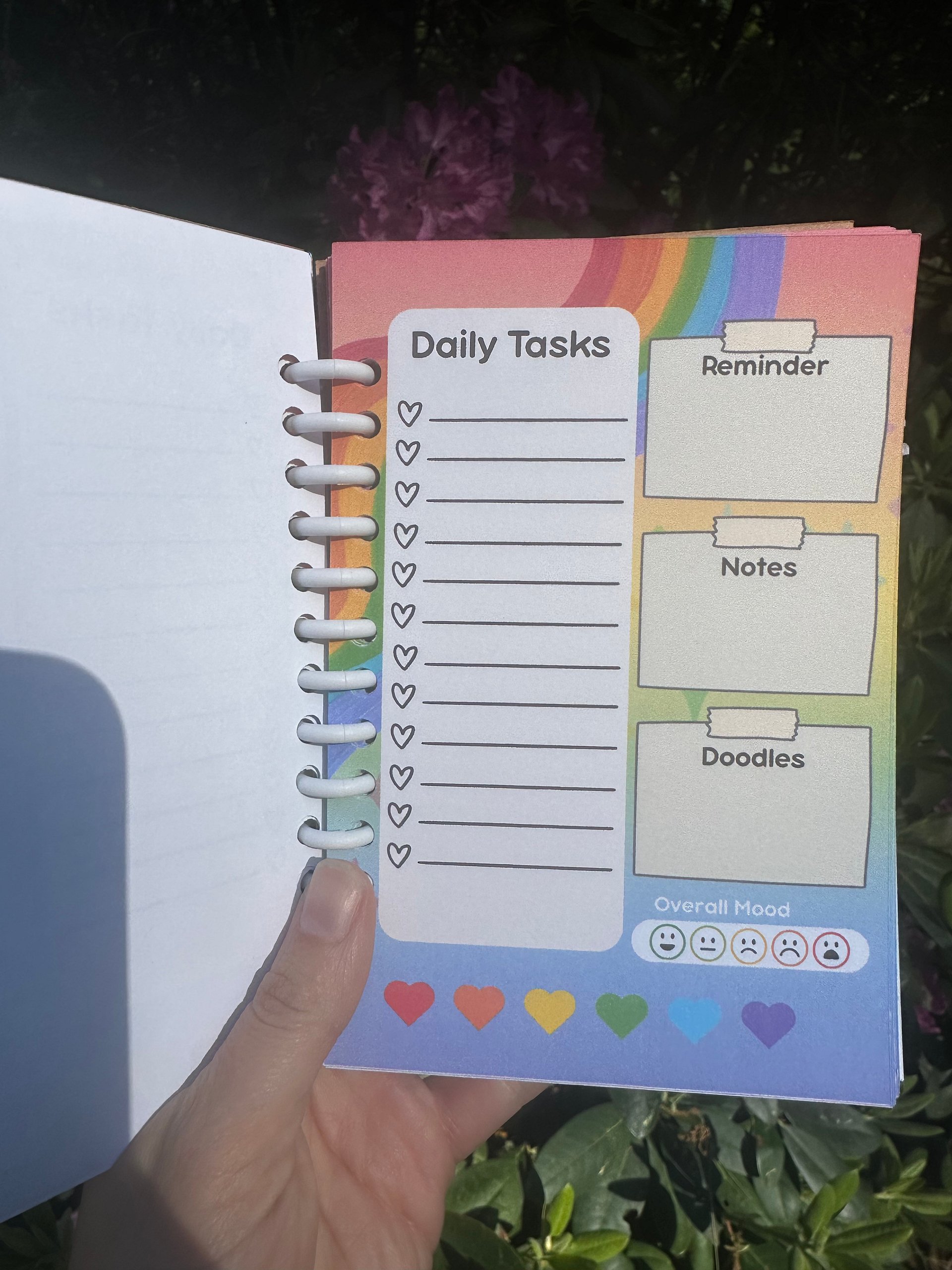 Gay Agenda Holographic Rainbow Pride Spiral Notebook product image (5)