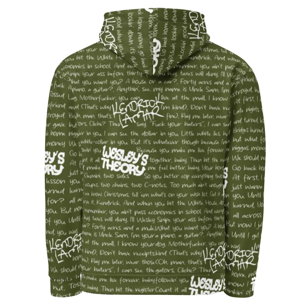 Wesley's Theory - Kendrick Lamar- GREEN - Unisex Hoodie product image (4)