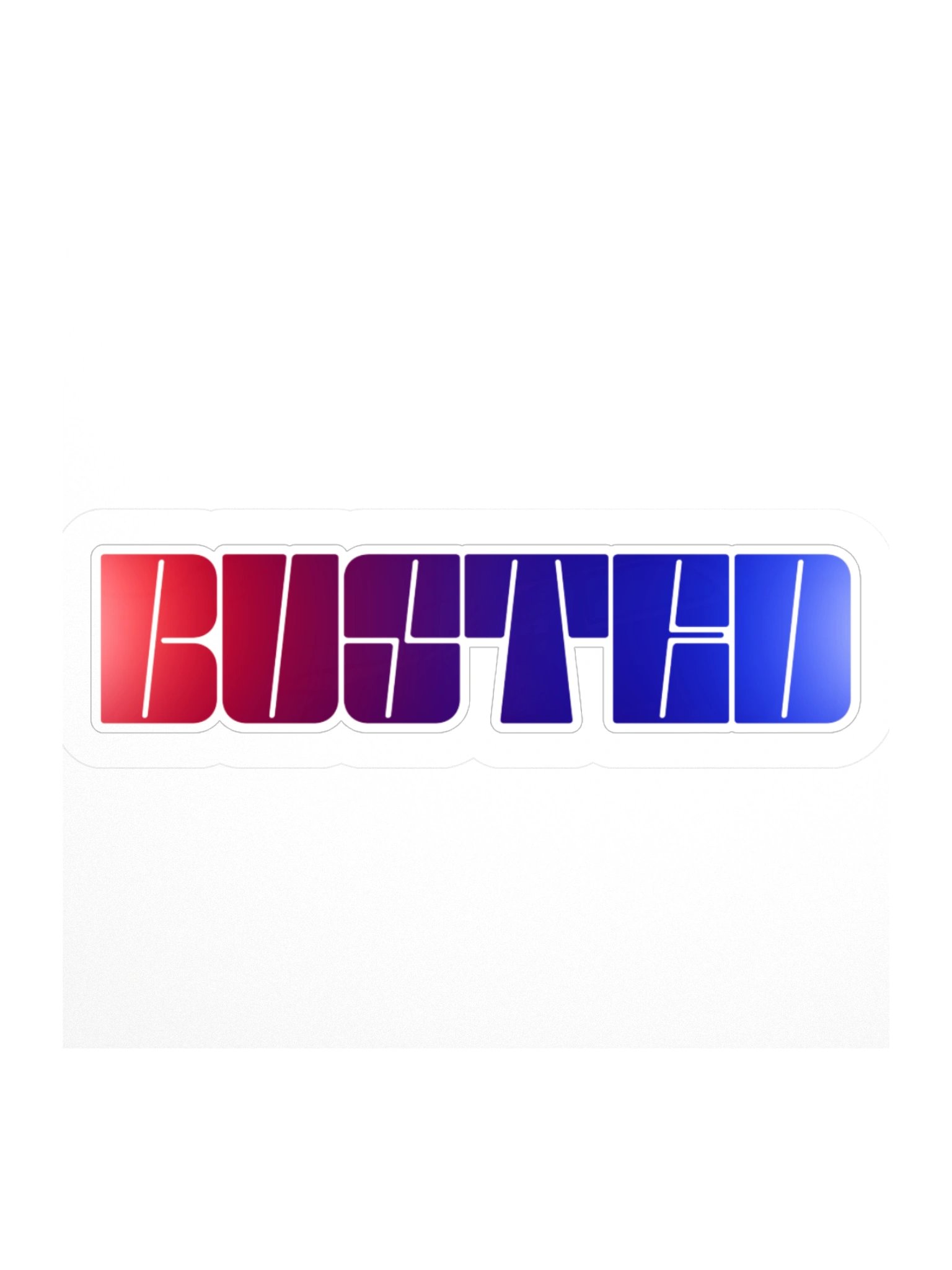 BUSTED Sticker product image (1)