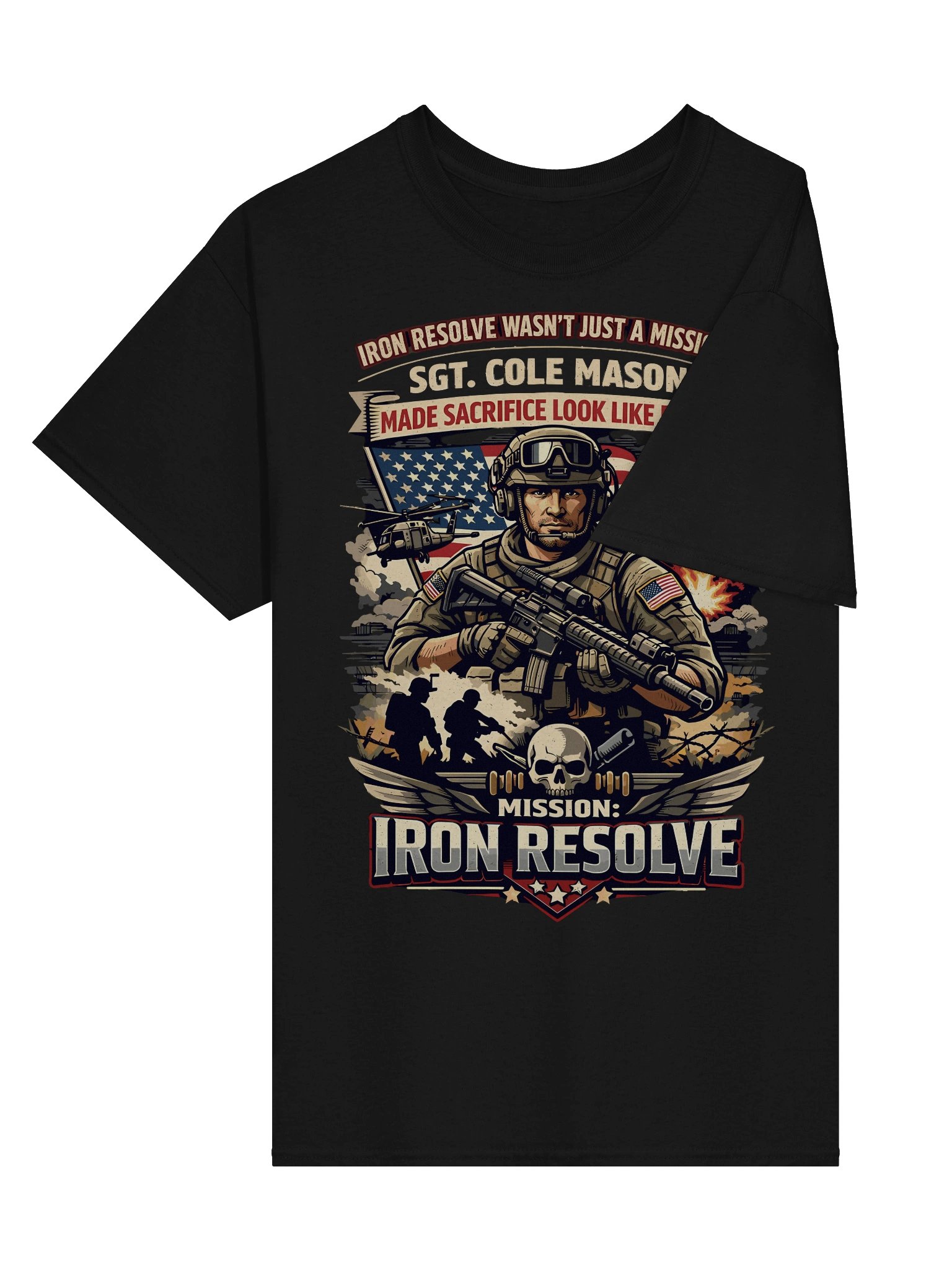 Iron Resolve wasn’t just a mission — Unisex T-shirt product image (3)