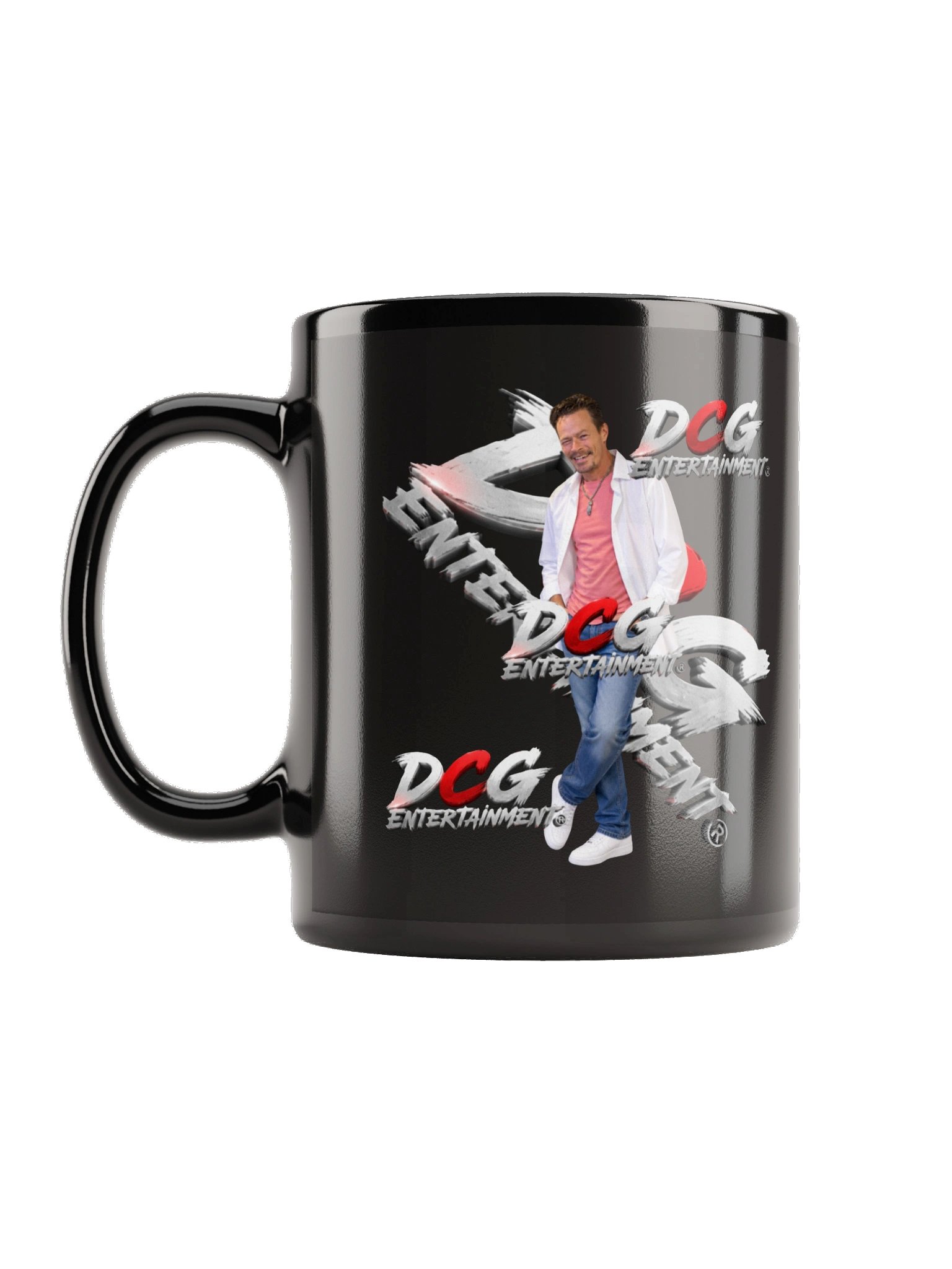 Denny Cool – DCG Entertainment® 11 oz Black Ceramic Mug product image (1)
