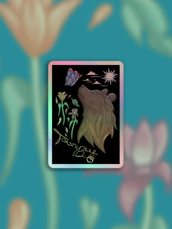 Flutters of Time Holo Sticker - Dawn product image (1)