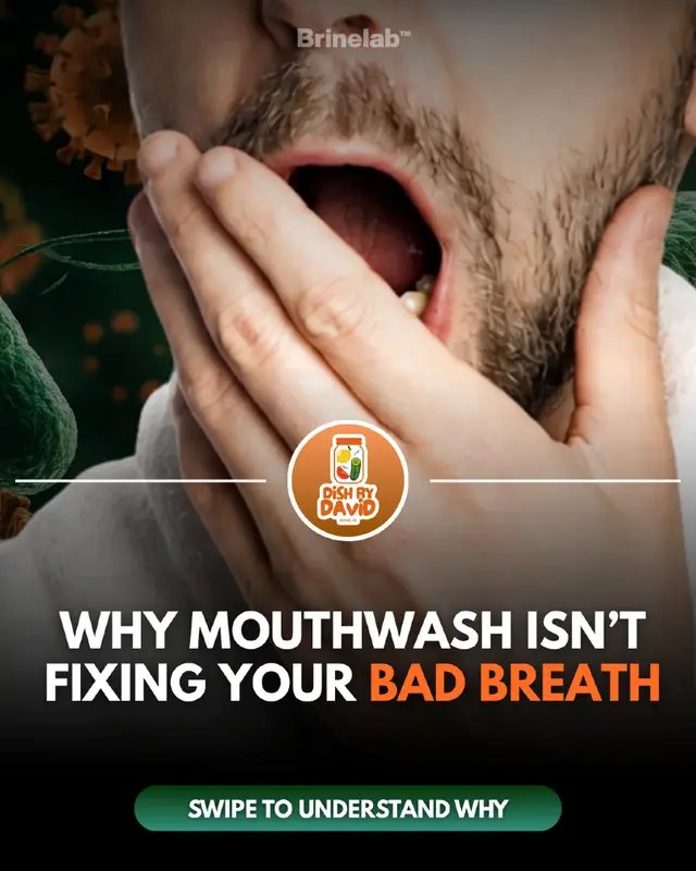 We've spent years trying to make our mouths cleaner. Fresher breath. Stronger products. More ways to get rid of bacteria. But what if getting rid of bacteria isn't the whole answer? There's another side to bad breath that doesn't get talked about enough, and it connects to fermentation in a way you probably wouldn't expect. Swipe through to see why. Want to add more fermented foods to your diet? My complete fermentation guide is linked in my bio.