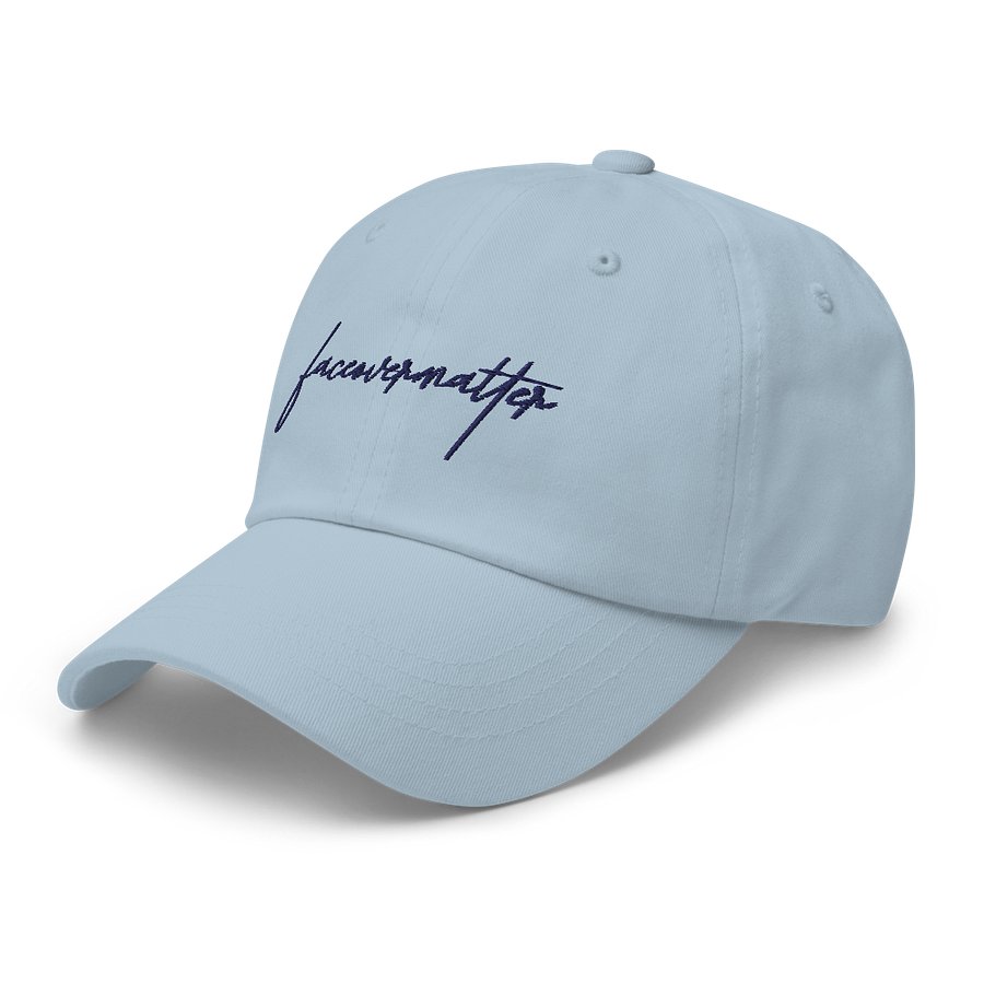 Faceovermatter Dad Hat (Light Blue) product image (4)