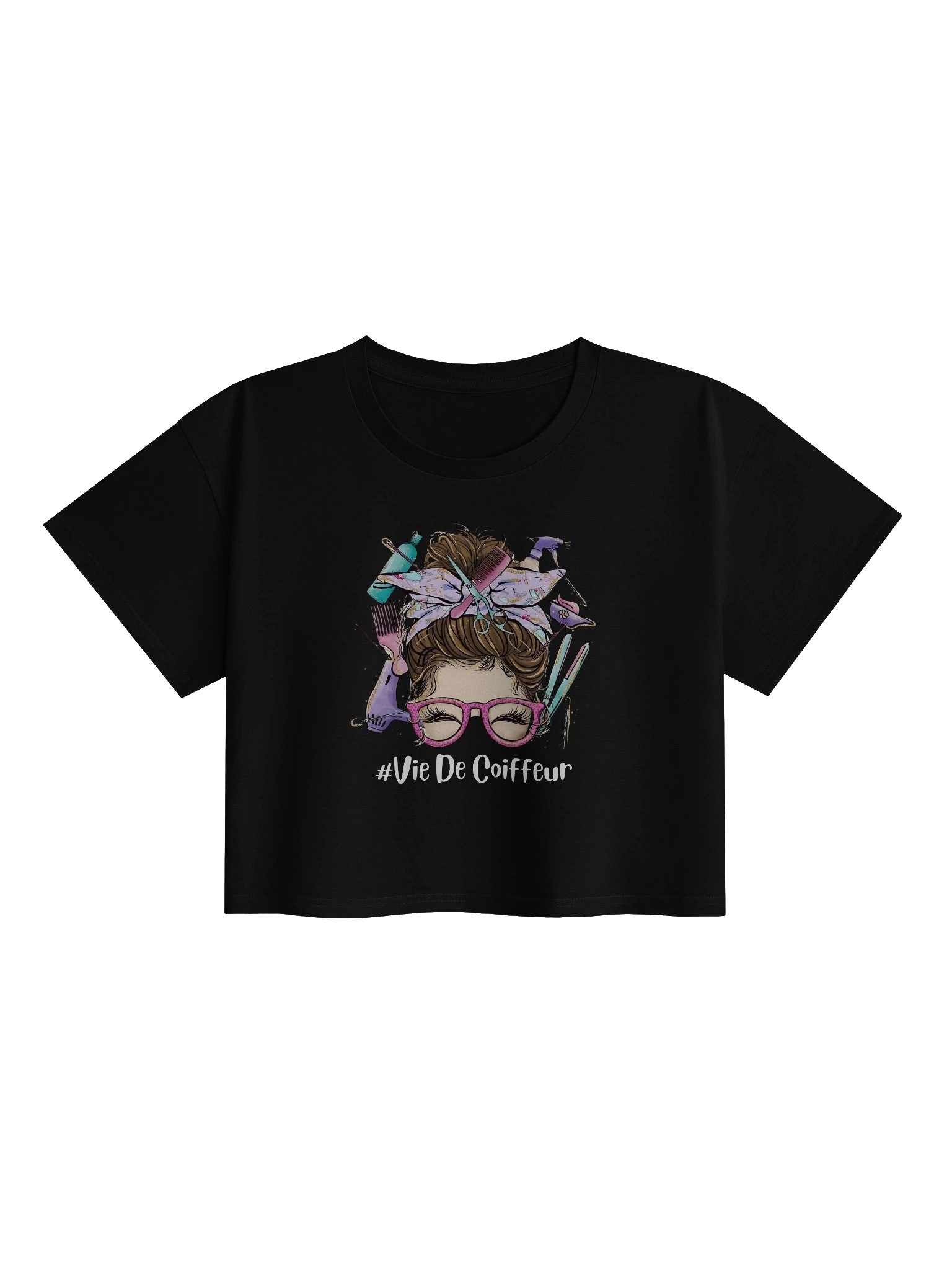 T-shirt #VieDeCoiffeur – Le Style des Passionnés de Coiffure product image (1)