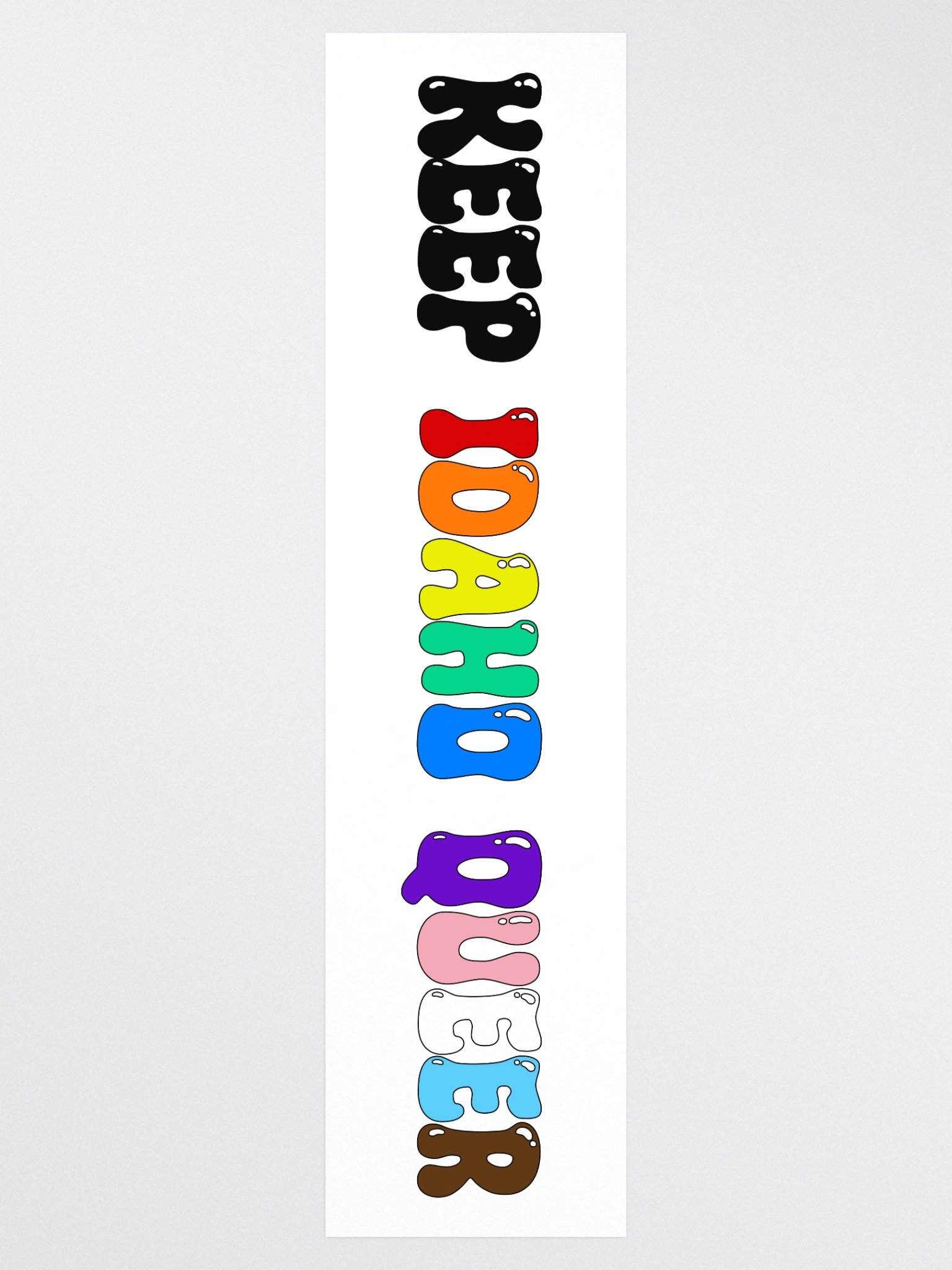 "KEEP IDAHO QUEER" bumper sticker product image (3)